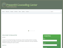 Tablet Screenshot of prasanthicounseling.org